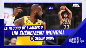 NBA : le record de points de L.James, un évènement mondial ? Une évidence pour Brun 