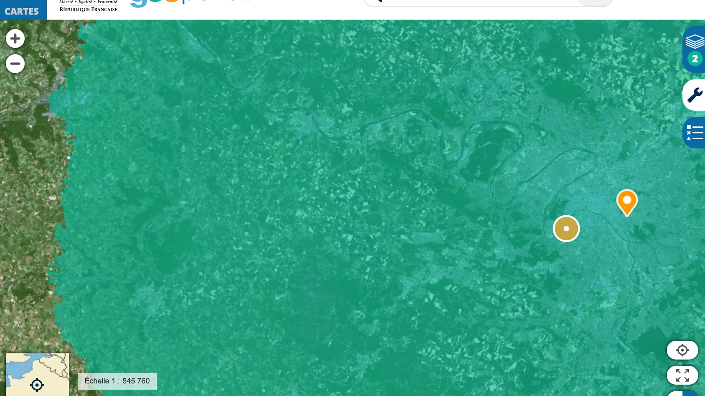 GéoPortail GéoPortail