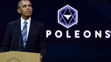 Barack Obama a donné une conférence à Paris, organisée par le réseau "Les Napoléons".