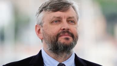Le réalisateur ukrainien Sergei Loznitsa le 23 mai 2022 à Cannes