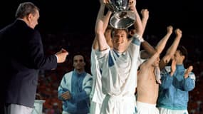 Didier Deschamps avec l'OM en 1993