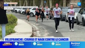 Villefranche: course et nage contre le cancer