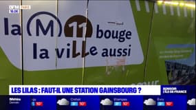 Les Lilas: une pétition lancée réclame le changement de nom de la future station "Serge-Gainsbourg"