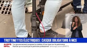 Nice: le casque rendu obligatoire pour les usagers de trottinettes électriques