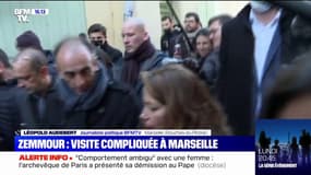 Eric Zemmour chahuté pendant son premier jour de visite à Marseille  