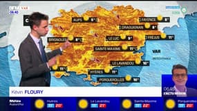 Météo Var: un temps qui s'annonce ensoleillé mais venteux, 19°C attendus à Toulon