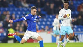 Aaron Ramsey lors de Cardiff-Burnley, le 4 mars 2025