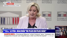 Marine Le Pen: "Madame Borne sort pulvérisée de cette séquence" 