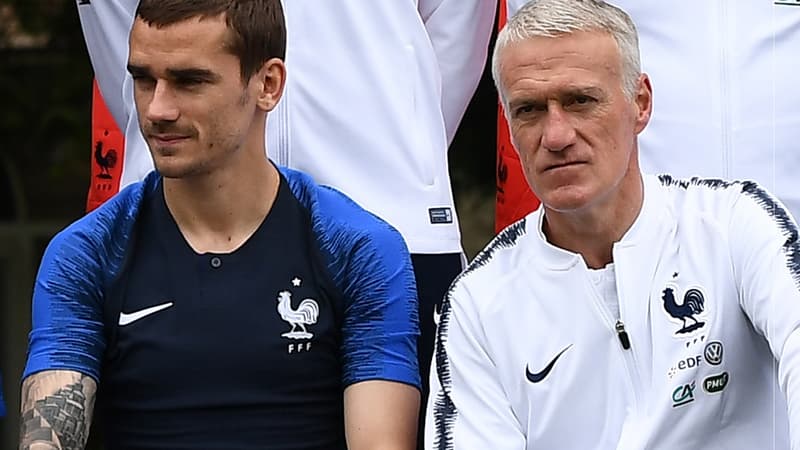 Antoine Griezmann et Didier Deschamps