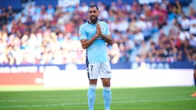 Borja Iglesias lors du match Levante-Celta Vigo (1-2, Liga), le 2 novembre 2025