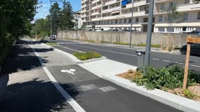 Une piste cyclable a été inaugurée dans les 5e et 9e arrondissements de Lyon.
