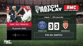 PSG - Monaco (3-3) : Le goal replay avec les commentaires RMC