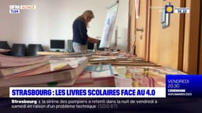 Strasbourg: les livres scolaires face au numérique