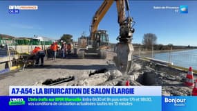 A7-A54: le chantier d'ampleur de l'échangeur entre Avignon et la Camargue