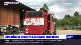 Cimetière de Charly : Bruno Bernard temporise