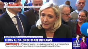 Marche contre l'islamophobie: Marine Le Pen dénonce "une manifestation organisée par les islamistes" 