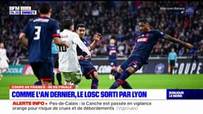 Coupe de France: le Losc sorti par Lyon, comme l'an dernier