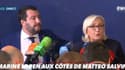 Président Magnien ! : Marine Le Pen aux côtés de Matteo Salvini