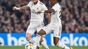 Vinicius et Karim Benzema