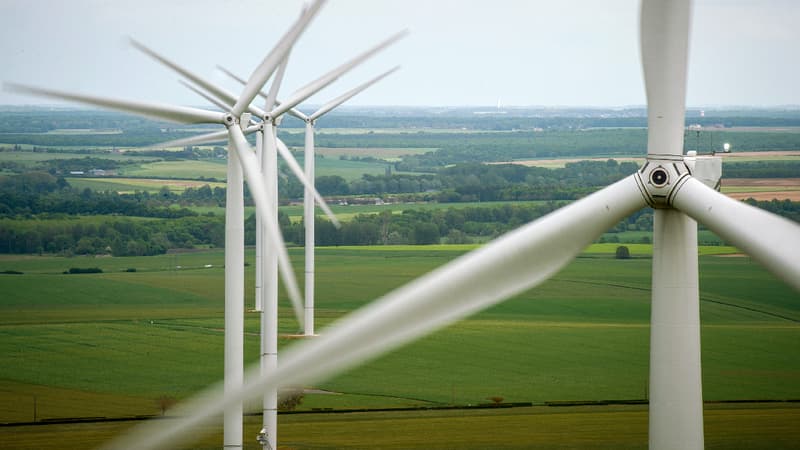 Les capacités de production d'énergie d'origine éolienne dépassent désormais celles des centrales thermiques à charbon.  (image d'illustration)