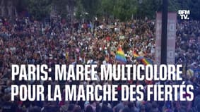 Marche des fiertés: une marée multicolore dans les rues de Paris