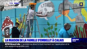 Calais: la Maison de la famille s'embellit 