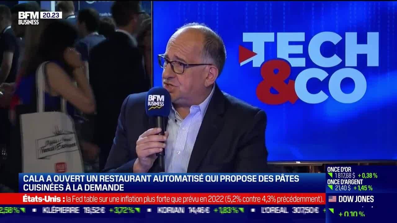 Ylan Richard (Cala) Cala a ouvert un restaurant automatisé qui propose des pâtes cuisinées à