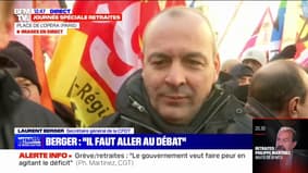 Retraites: Laurent Berger veut "essayer de faire plus fort" dans la mobilisation