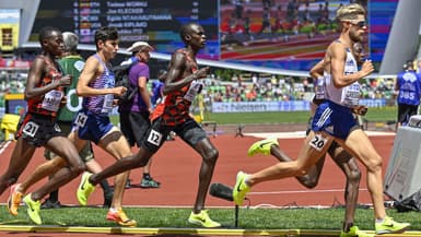Jimmy Gressier lors des Championnats du monde d'Eugene le 17 juillet 2022