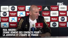 Real Madrid : Zidane dément des contacts pour la Juventus et l'équipe de France