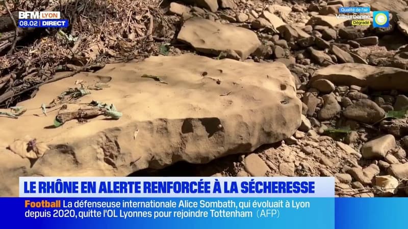 Le Rhône en alerte renforcée à la sécheresse