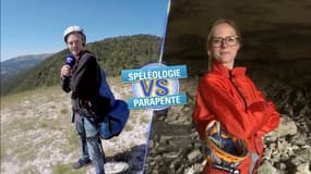 Les matches de l'été: spéléologie ou parapente ?