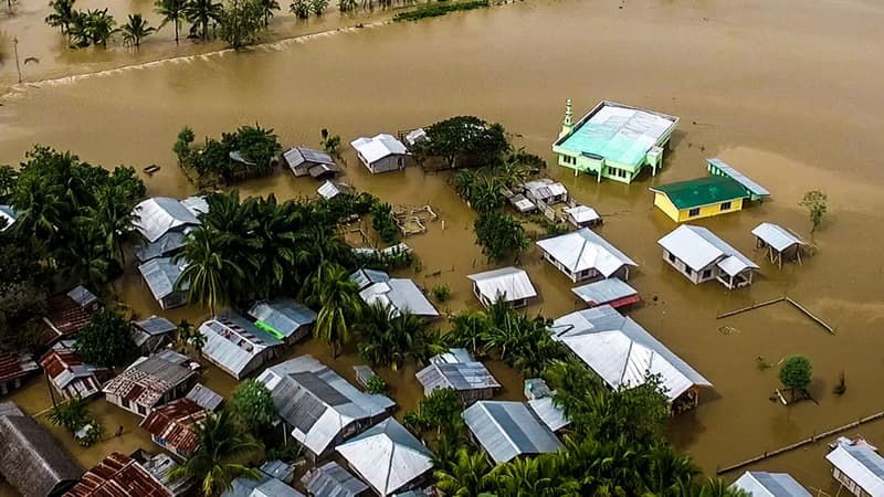 Les Philippines dévastées.