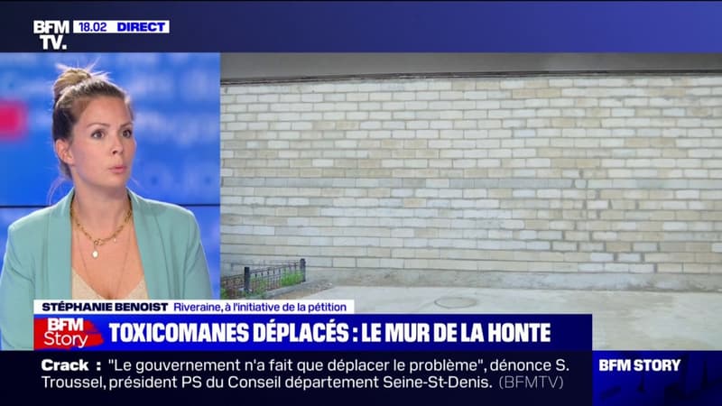 Crack à Paris: une habitante de la porte de la Villette demande "la prise en charge sanitaire et sociale de ces individus"