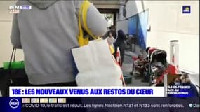 Paris: depuis le début du confinement, de nombreux nouveaux venus aux Restos du Coeur