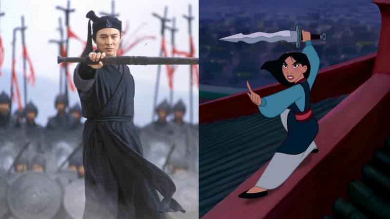 Jet Li dans Hero et Mulan
