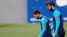 Lionel Messi et Gerard Piqué