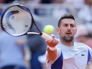 Novak Djokovic à Roland-Garros 2024.