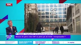Une menace de grève chez EDF en pleine période de froid