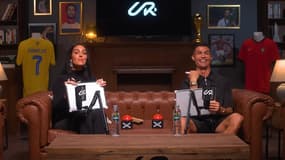 Georgina Rodriguez et Cristiano Ronaldo, dans une vidéo diffusée le 21 août 2024