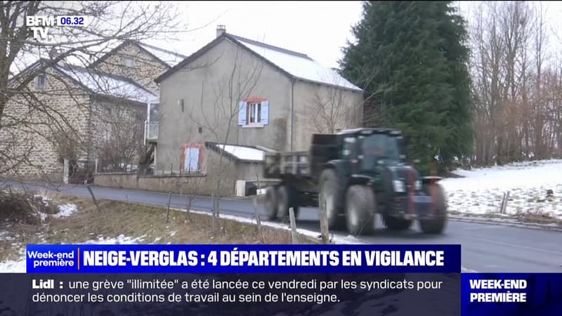 Quatre départements placés en vigilance orange neige-verglas