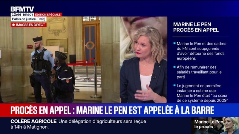 Le procès en appel de Marine Le Pen, du Rassemblement national s'est ouvert