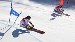 La France lors du team event de ski alpin