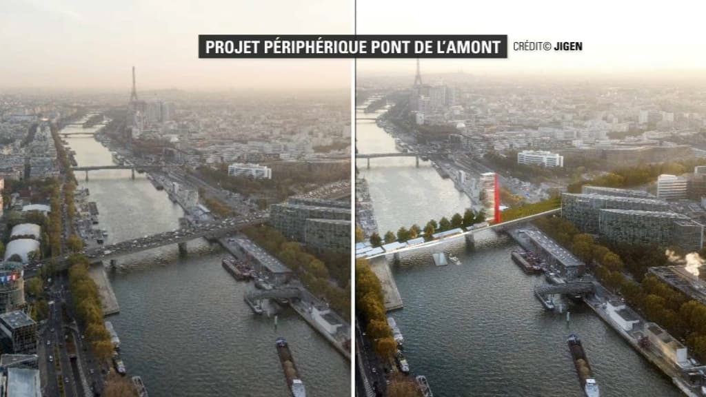Le projet de réaménagement du périphérique. Le projet de réaménagement du périphérique.