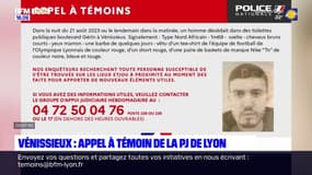 Vénissieux: un appel à témoins lancé pour trouver l'identité d'un homme retrouvé mort