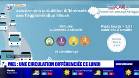 Pollution aux particules fines: la circulation alternée de nouveau mise en place lundi à Lille