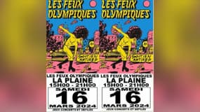 L'affiche 2024 du carnaval de la Plaine, à Marseille. 