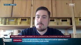 William Aucant, participant à la convention citoyenne, impatient de concrétiser les mesures décidées
