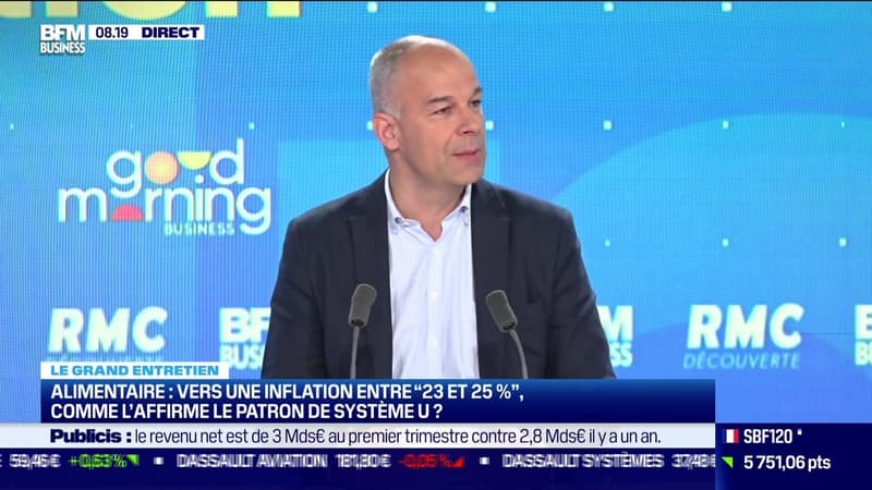 Arnaud Rousseau (FNSEA) : Alimentaire, vers une inflation entre 