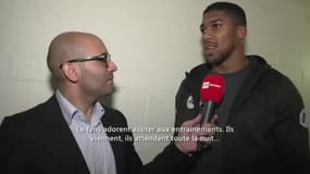Joshua prêt à faire le show face à Takam